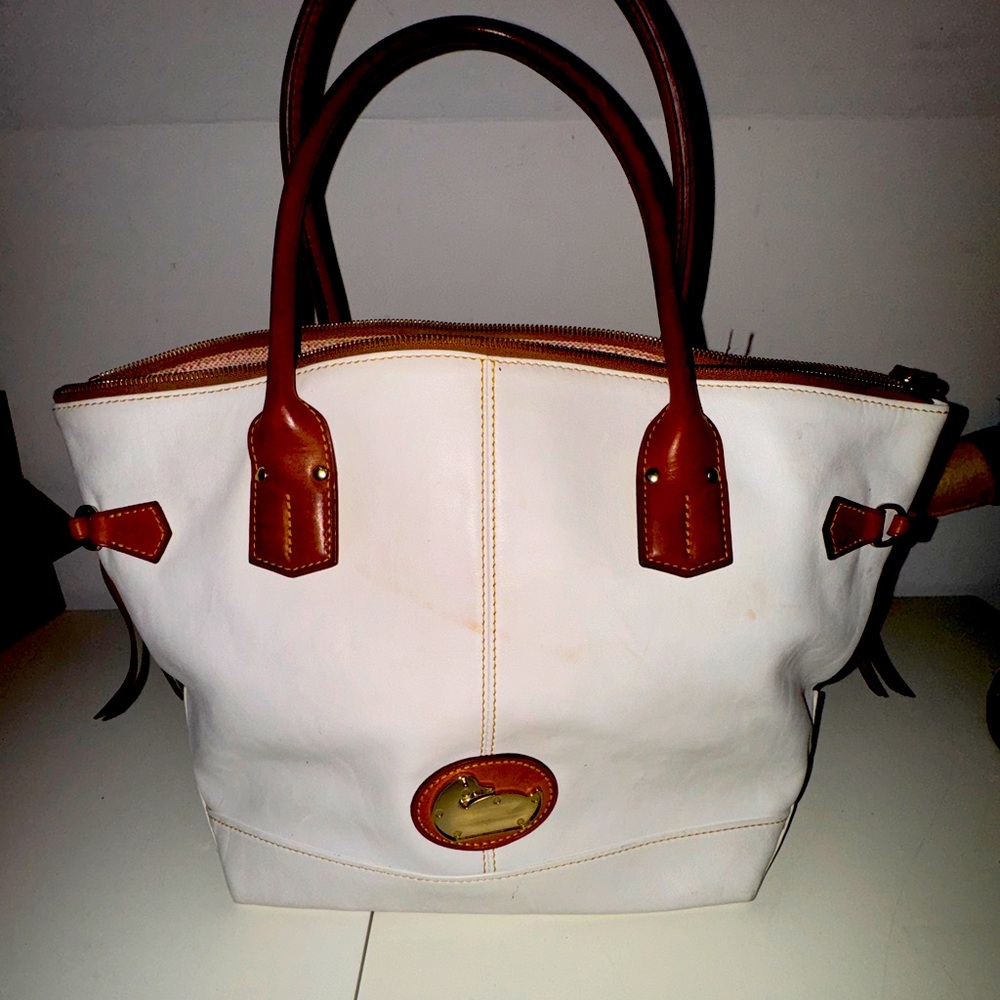 Rooney & Bourke Leather Shopper. EUC